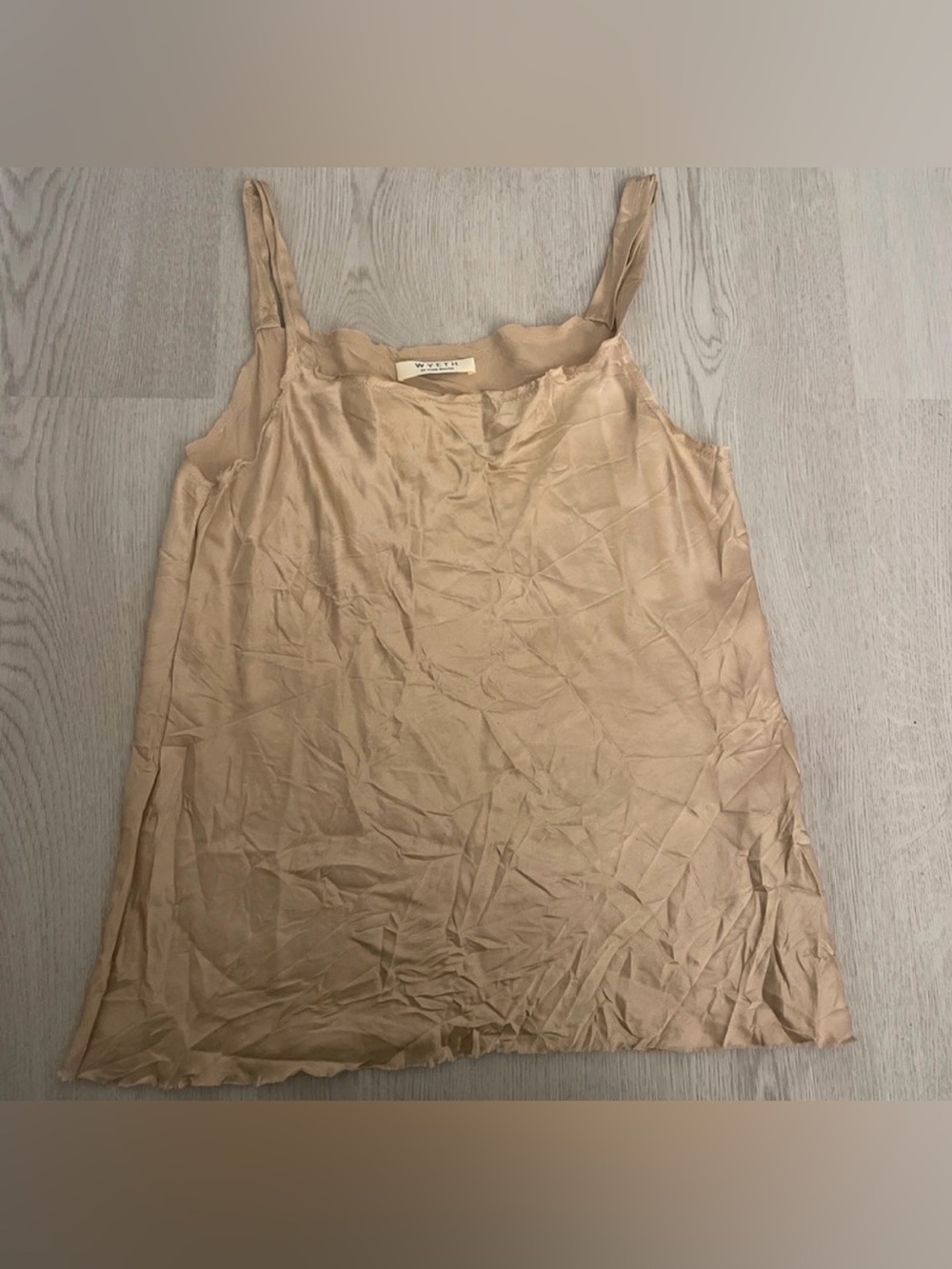 Beige tank top size small